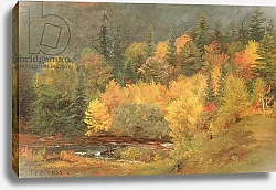 Постер Кропси Джаспер Autumn by the Brook, 1855