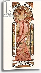 Постер Муха Альфонс Poster advertising Moet & Chandon - Champagne White Star, 1899