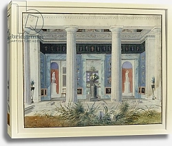 Постер Школа: Немецкая школа (19 в.) Garden portico, c.1834