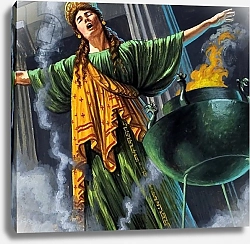 Постер Пэйн Роджер Priestess entering trance