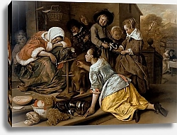 Постер Стен Ян The Effects of Intemperance, c.1663-65