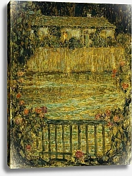 Постер Сиданер Анри A House by the Water at Dusk; La Maison au Bord de l'Eau au Crepuscule, 1909