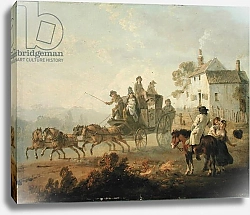 Постер Ибертсон Юлиус A Stage Coach on a Country Road, 1792