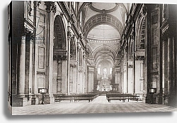 Постер The nave of St. Paul's Cathedral, London, England in the late 19th century