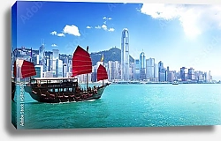 Постер Гонконг, гавань