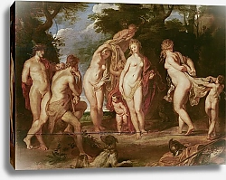Постер Рубенс Петер (Pieter Paul Rubens) Judgement of Paris, c.1605