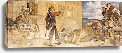 Постер Швинд Моритц He Treated the Lions as though he was joking, c.1854/55