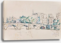 Постер Синьяк Поль (Paul Signac) Paris, Le Pont-Neuf