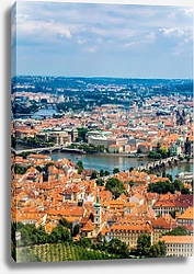 Постер Чехия, Прага. Вид с птичьего полета #11