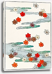 Постер Сэйтей Ватанабэ Autumn and water illustration