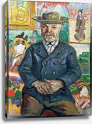 Постер Ван Гог Винсент (Vincent Van Gogh) Pere Tanguy, 1887-88