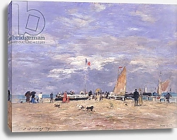 Постер Буден Эжен (Eugene Boudin) The Jetty at Deauville, 1869