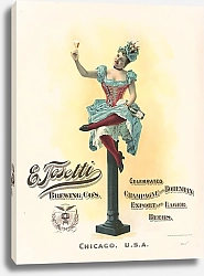 Постер Неизвестен E. Tosetti's Brewing Co's celebrated champagne and bohemian export and lager beers