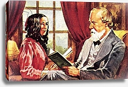 Постер МакКоннел Джеймс Robert Browning and Elizabeth Barrett Browning
