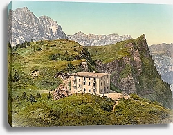 Постер Швейцария. Отель Trubsee в Энгельберге
