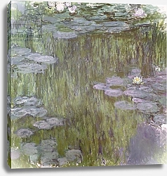 Постер Моне Клод (Claude Monet) Nympheas at Giverny, 1918