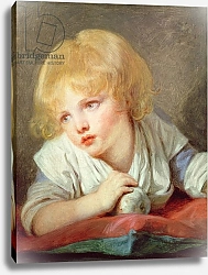 Постер Грёз Жан-Батист Child with an Apple, late 18th century