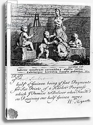 Постер Хогарт Уильям A Subscription Ticket for 'A Harlot's Progress', 1731