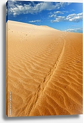 Постер Песчаные барханы пустыни