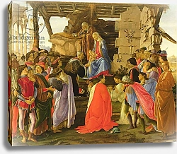 Постер Боттичелли Сандро (Sandro Botticelli) Adoration of the Magi