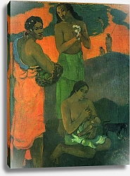 Постер Гоген Поль (Paul Gauguin) Материнство
