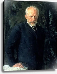 Постер Portrait of Piotr Ilyich Tchaikovsky, Russian composer, 1893