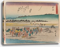 Постер Утагава Хирошиге (яп) Tokaido gojusantsugi, Pl.25