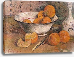 Постер Гоген Поль (Paul Gauguin) Still life with Oranges, 1881