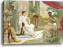 Постер Планелла Коромина Хосе Conversation between Pliny the Elder and the emperor Vespasian