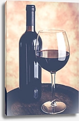 Постер Бокал красного вина