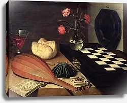 Постер Баугин Любин Still Life with Chess-board, 1630