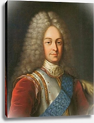 Постер Школа: Русская 19в. Portrait of Prince Vasily Lukich Dolgorukov, first half of 18th century