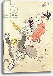 Постер Тулуз-Лотрек Анри (Henri Toulouse-Lautrec) The Enraged Cow, 1896
