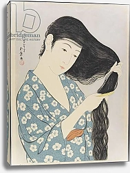 Постер Хасигути Гоё Woman Combing Her Hair, March 1929