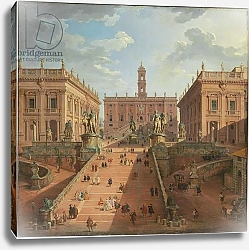 Постер Панини Джованни Паоло View of the Campidoglio, Rome, 1750