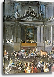 Постер Мейтенс Мартин A Cavalcade in the Winter Riding School of the Vienna Hof, 1743 2