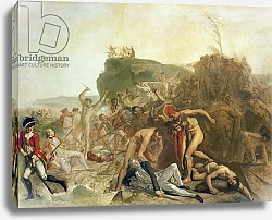 Постер Зоффани Йоханн The Death of Captain James Cook, 14th February 1779