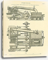 Постер Паровой двигатель для морских судов