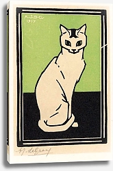Постер Граак Джули Zittende kat