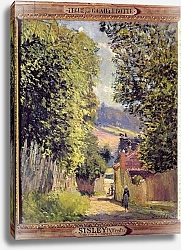 Постер Сислей Альфред (Alfred Sisley) A Road in Louveciennes, 1883