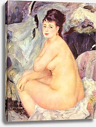 Постер Ренуар Пьер (Pierre-Auguste Renoir) Обнаженная (Анна)