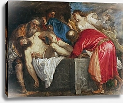 Постер Тициан (Tiziano Vecellio) The Entombment of Christ, 1559