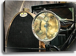 Постер Фара старого автомобиля Bugatti