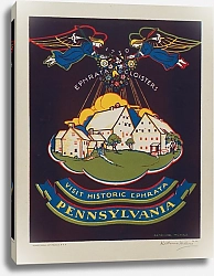 Постер Милхаус Кэтрин Visit historic Ephrata, Pennsylvania