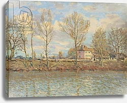 Постер Сислей Альфред (Alfred Sisley) L'Ile de la Grande Jatte, Neuilly-sur-Seine, 1873