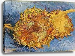 Постер Ван Гог Винсент (Vincent Van Gogh) Sunflowers, 1887