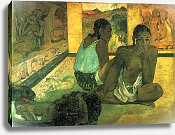 Постер Гоген Поль (Paul Gauguin) Мечта (Te rerioa)