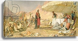 Постер Льюис Джон A Frank Encampment in the Desert of Mount Sinai, 1842, 1856