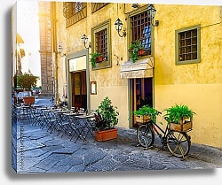 Постер Узкие улицы Флоренции, Италия