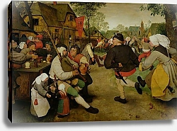Постер Брейгель Питер Старший Peasant Dance, 1568